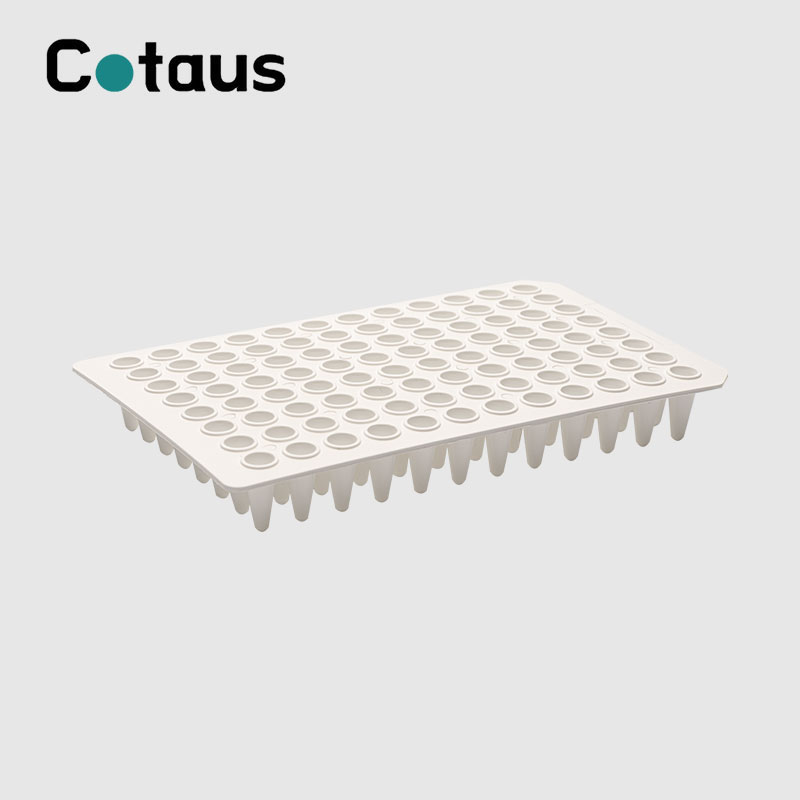 96 நன்றாக 0.1மிலி வெள்ளை இல்லை ஸ்கர்ட் PCR தட்டு